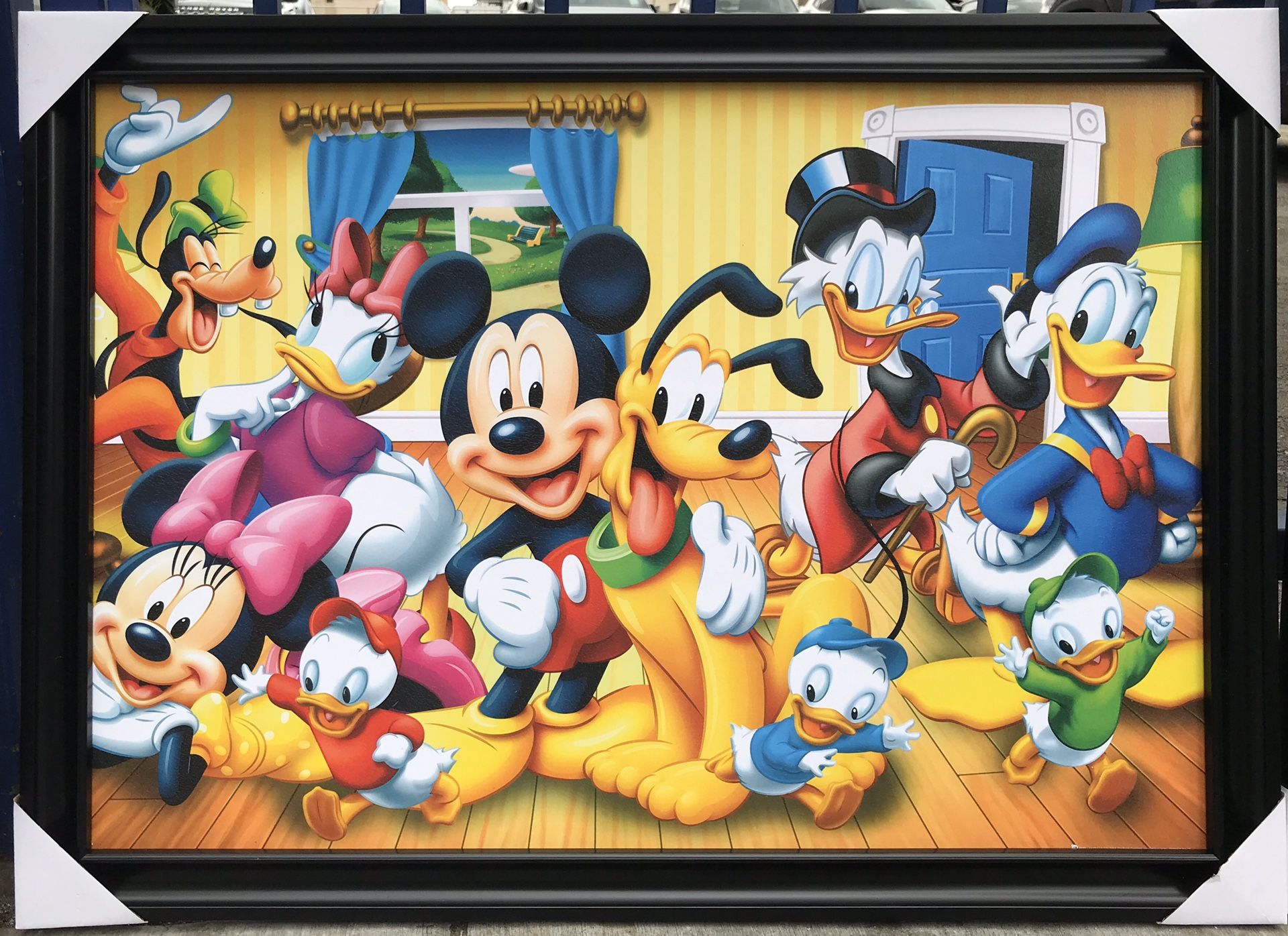 Mickey and friends poster frame