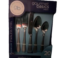 Premium Stainless Steel Gourmet Basic Utensil Set Of 20