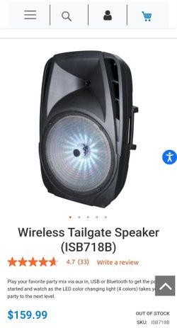 Ilive Wireless Speaker 