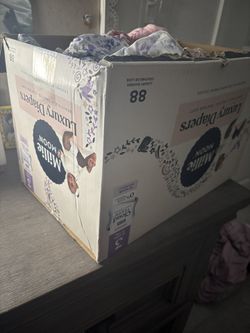 Box Of Baby Girl Clothes So Shoes