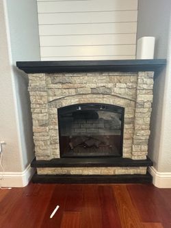 Electric indoor fireplace