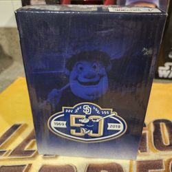NEW 50th Anniversary Swinging Friar San Diego Padres BobbleHead SGA 2019