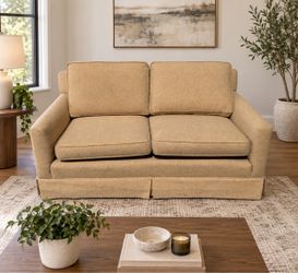 Beautiful Tan Loveseat 🛋️✨