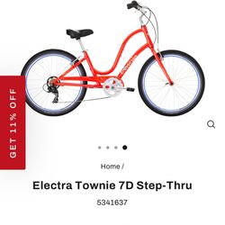Electra Townie 7D Step-Thru Woman Bike