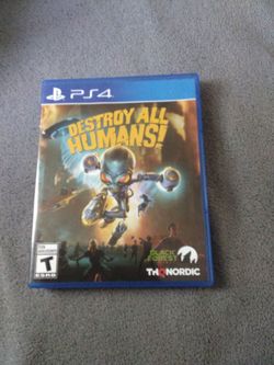 Destroy All Humans! PS4 Game
