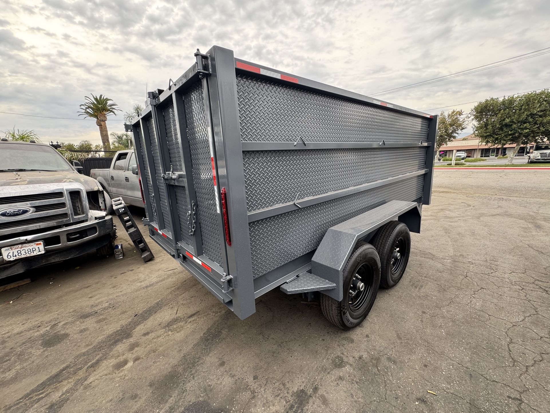 2025 8x12x4 Heavy Duty Dump Trailer Fully Loaded