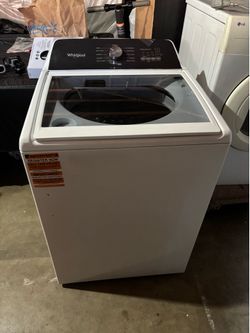 Compact white Whirlpool washer