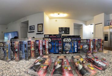 ‘97-‘99  Star Wars 15 Piece Timepiece Collection Lot