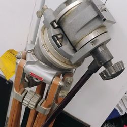 F&B CECO Vintage Wood TRIPOD + Gyro Pan Tilt Head