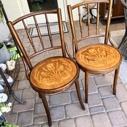 Vintage Mundus Bentwood Thonet Style Cafe Desk Dining Chairs Chair