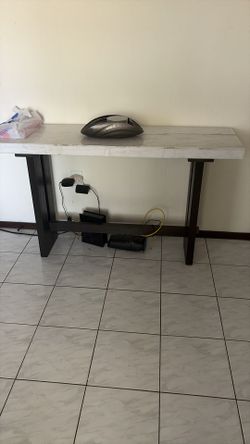 Mesa de sala marmol arriba