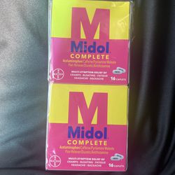 LOT OF 2-MIDOL COMPLETE