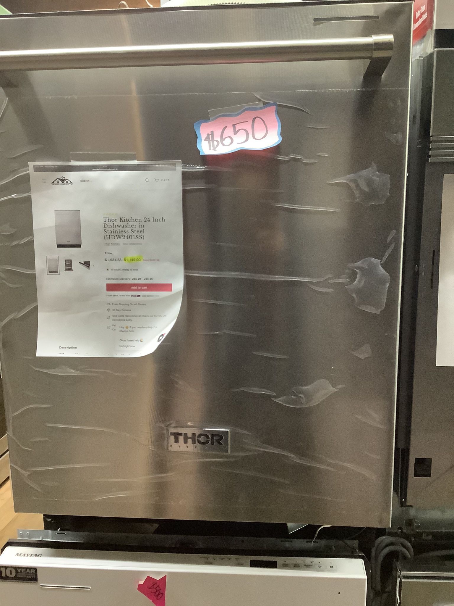 Thor Dishwasher