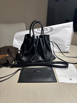 Tod’s  black leather handbag