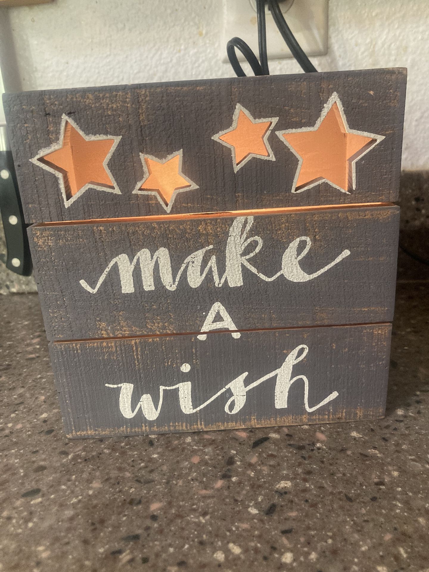 Make A Wish box light
