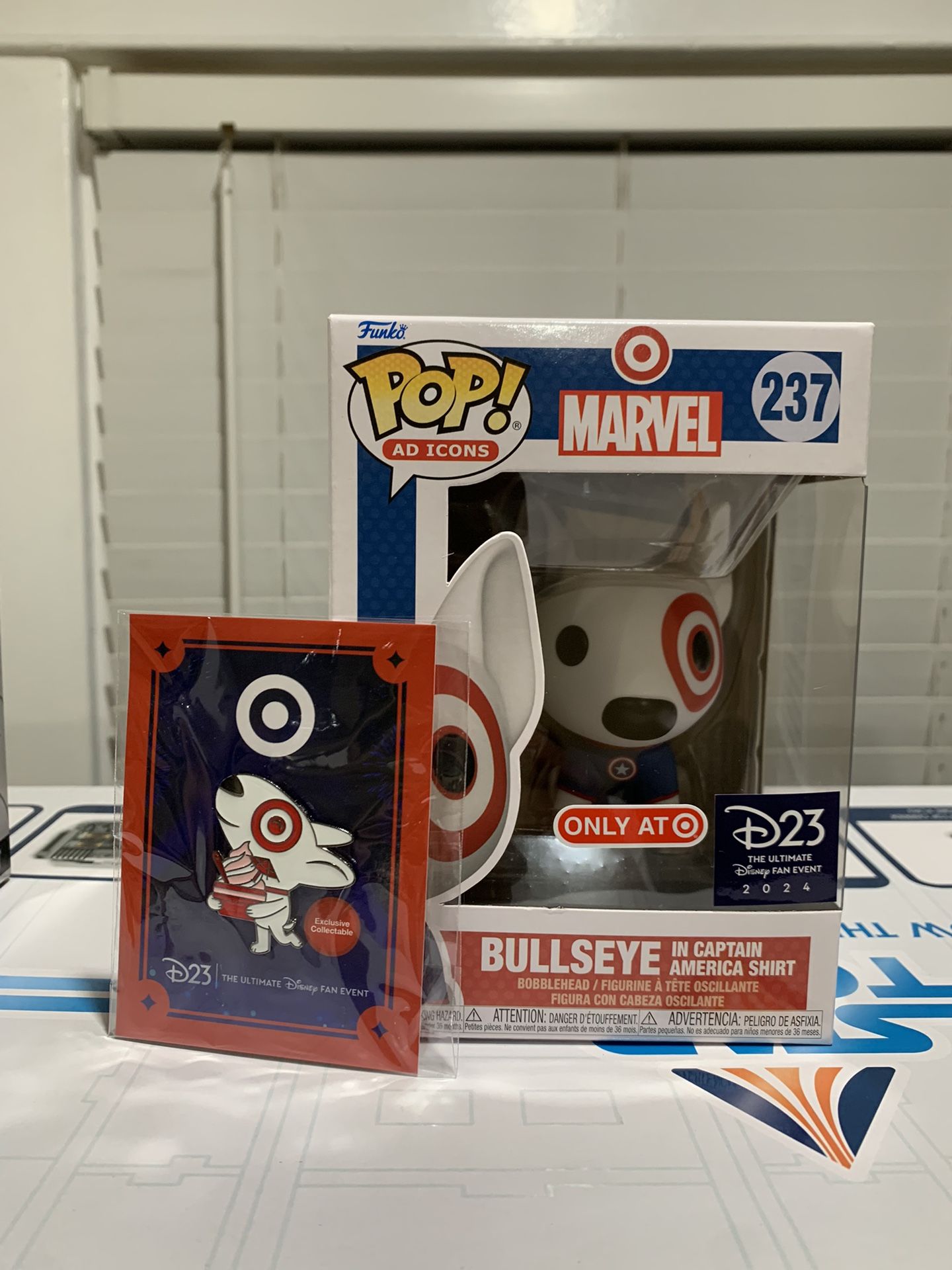 Funko Pop! Pop Target Bullseye Dog D23 Expo Exclusive 2024