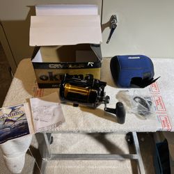 Brand New okuma cavalla ca50w2 two speed trolling fishing reel