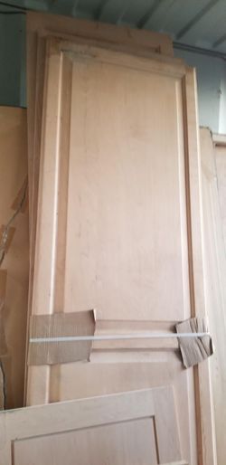 Wood door fronts, sides, posts