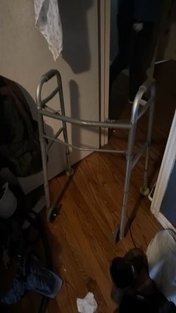 Folding Aluminum Walker with Wheels