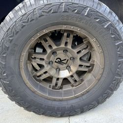 18” 6 Lug Rims And Tires 