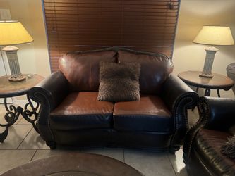 Sofa and loveseat leather from Ashley Furniture