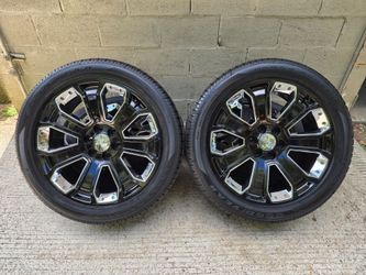 22" GMC Sierra Yukon 7 Spoke Wheels