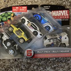 Marvel Universe Multi-Pack. Includes 5 cars, these are NEW..