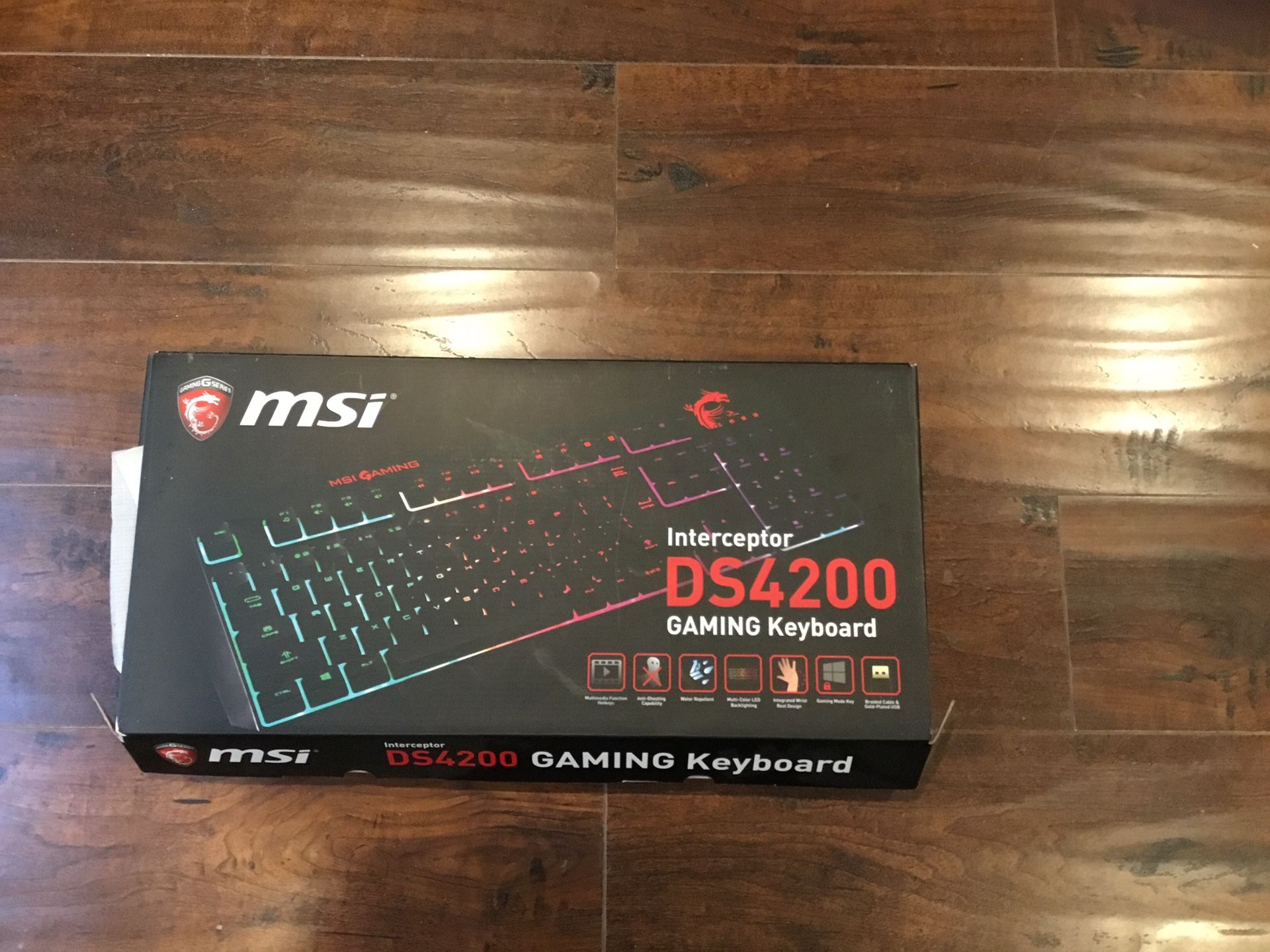 Brand New MSI Inceptor DS4200 Gaming Keyboard 