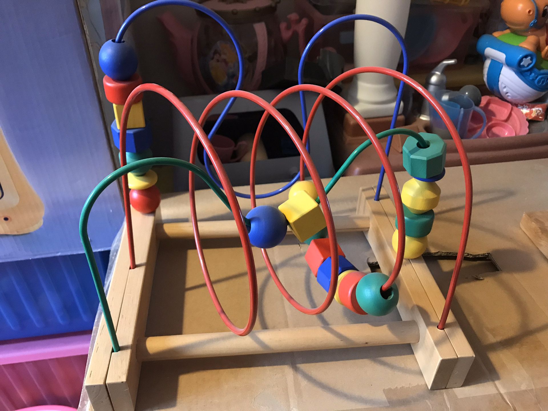 Wooden play toys
