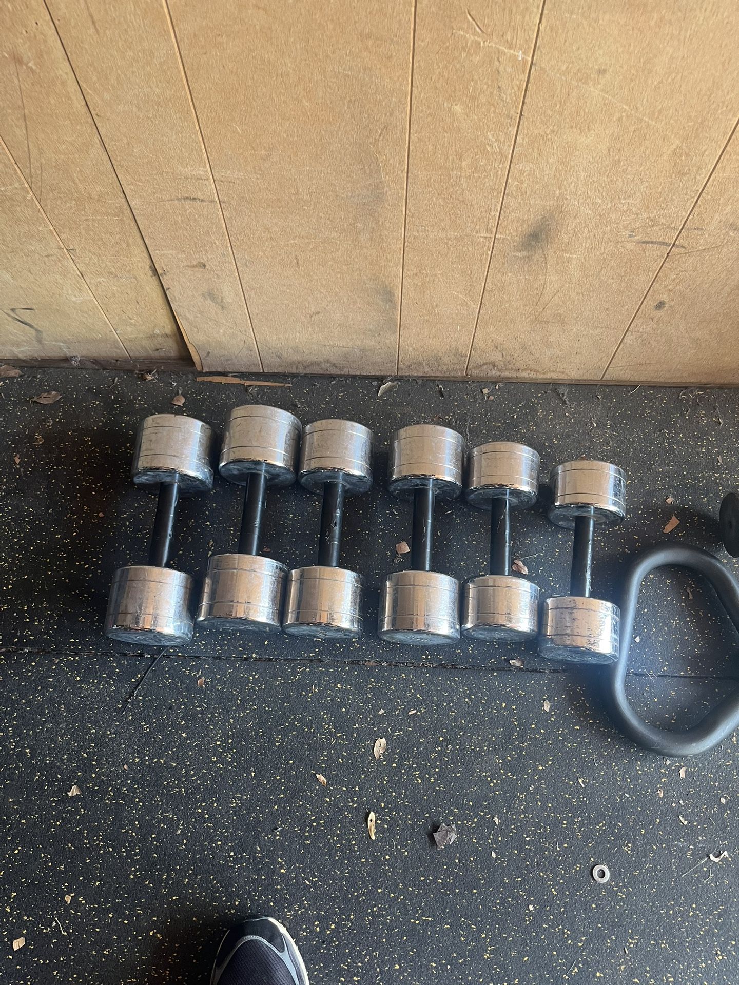 Chrome Dumbbell Weights
