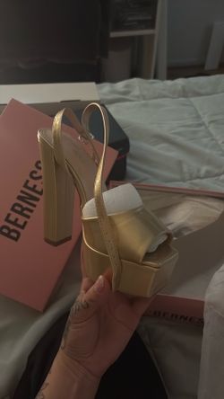 Gold heels