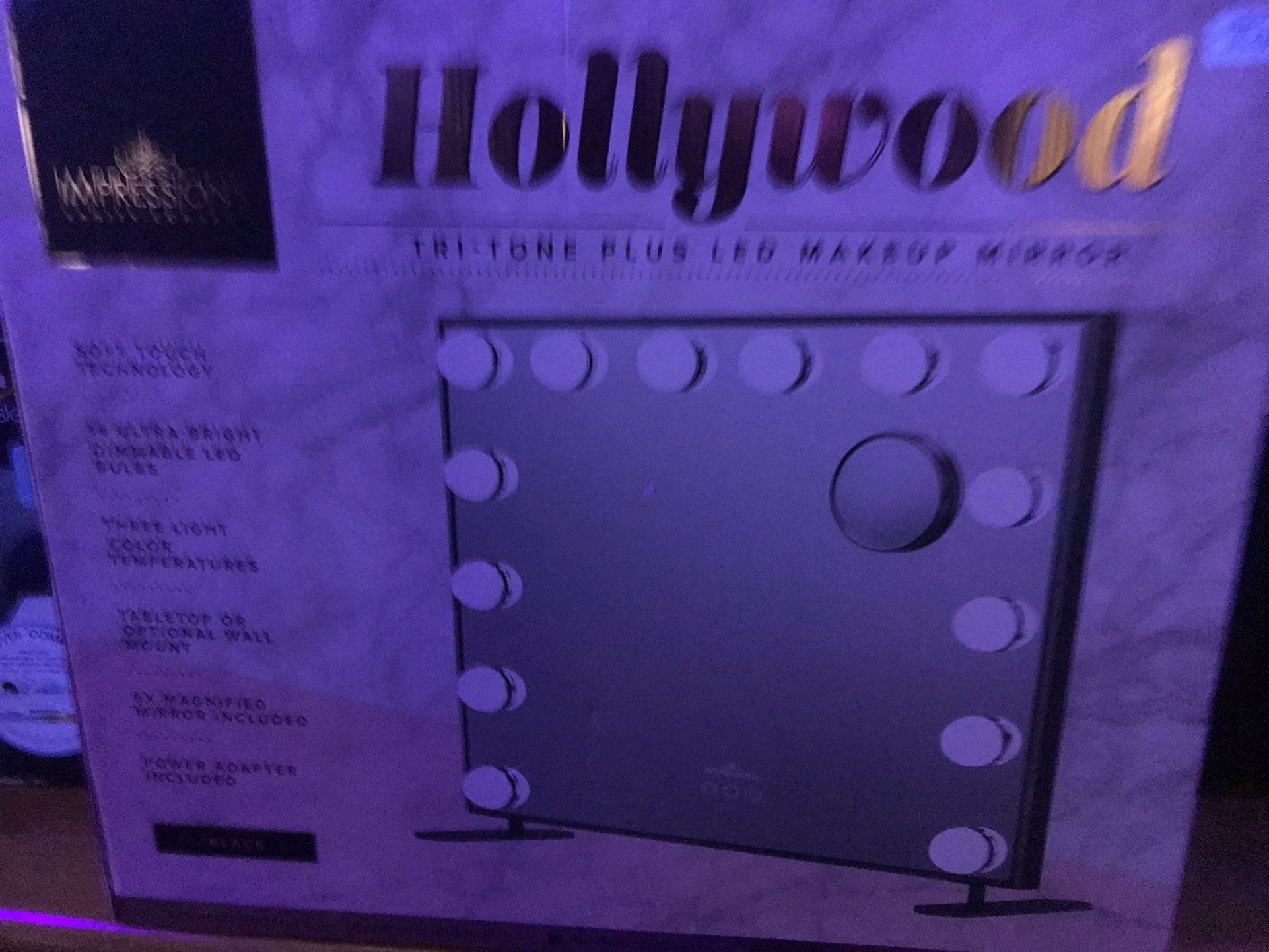 Hollywood Tri Tone Plus LED Makeup Vanity