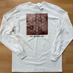 NWT New Men M Zumiez Dravus Art Imitates life Geometric T-shirt Tee Sweatshirt