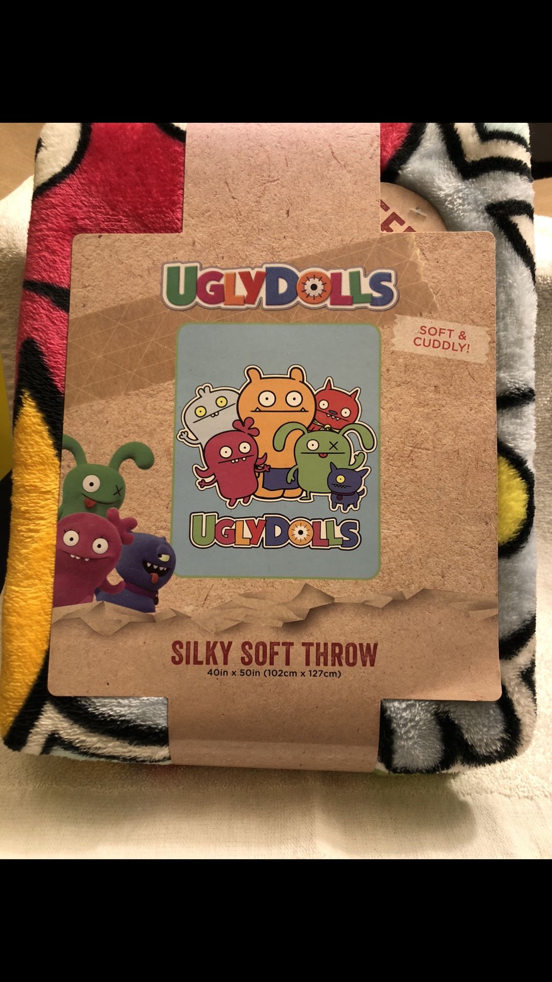 Ugly dolls blanket