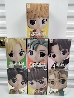 BTS Q Posket TinyTAN Dynamite Complete Set of 7 Figures