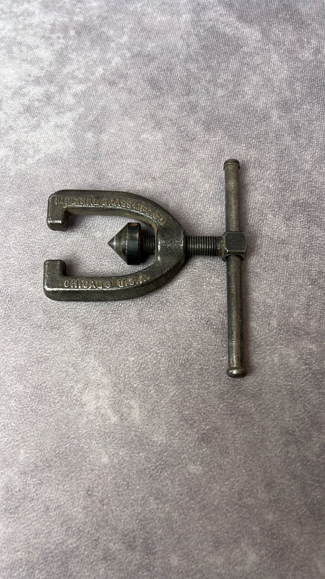 Vintage IMPERIAL BRASS MFG. CO. Tubing Flaring Tool - Chicago U.S.A.
