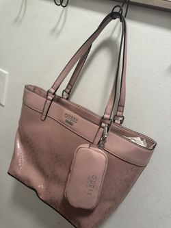 Dark Mauve Guess Tote Purse, New