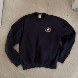 Navy Blue CIA  Sweatshirt Size Medium 