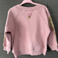Angel’s Face Toddler Sport Set with Gold Sparkles Size 3-4 years Sweater & Joggers ( 98-104cm)