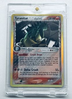 Pokémon  Card Tyranitar Delta species