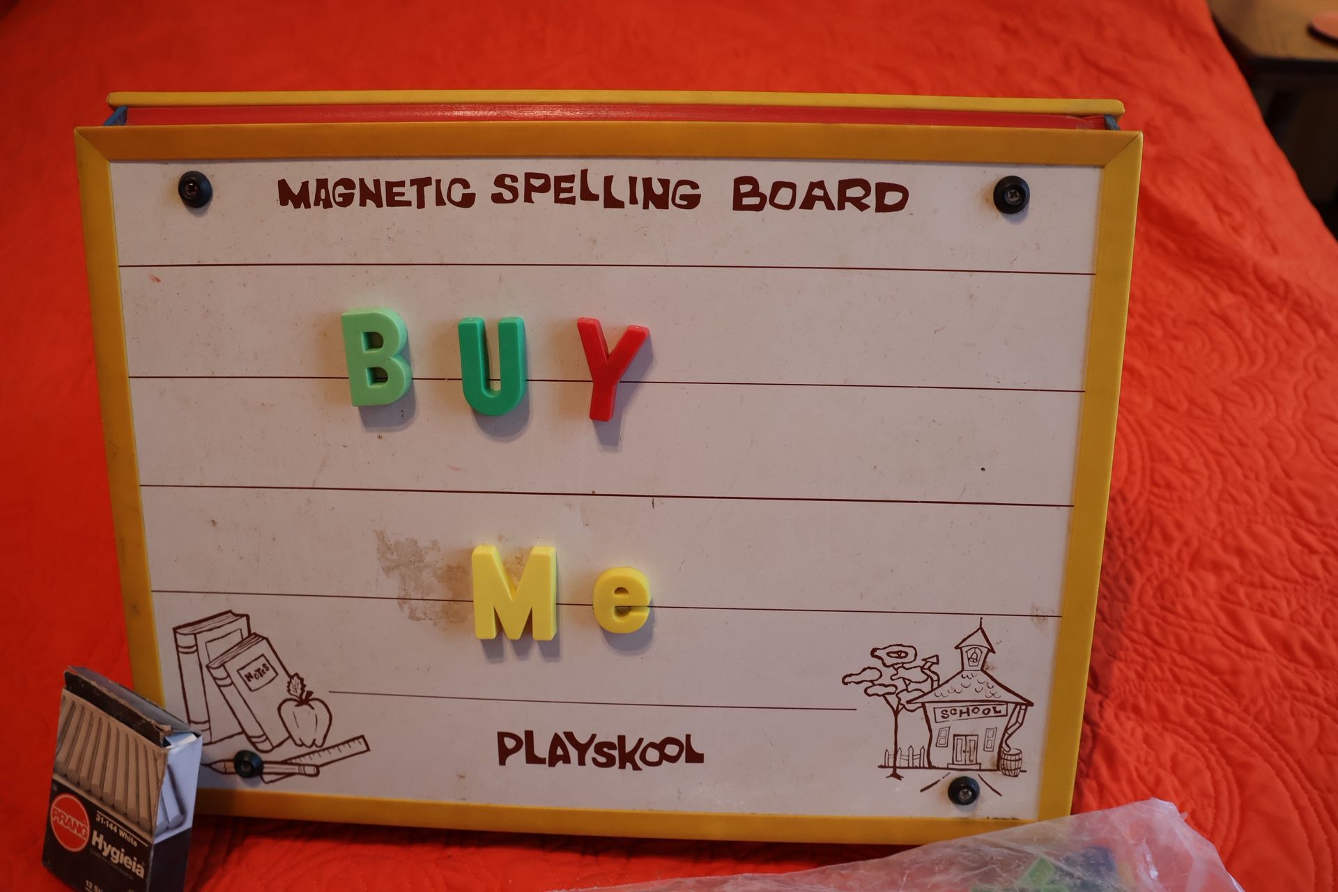 1979s Vintage Playschool 3 Sided Playboard