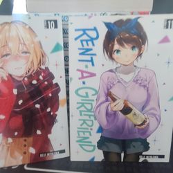Rent A Girlfriend Manga 10,11. 