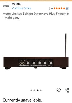Moog Limited Edition Etherwave Plus Theremin - Mahogany