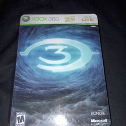 Halo 3 Steel Book With Compendium And Original Game Guide (No Disk)