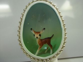 1/3 Bambi In egg shell series.Disney Productions early Disneyland item bone china