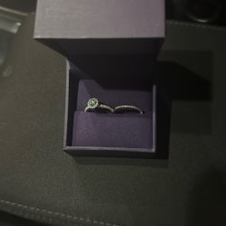 Engagement And Wedding Rings.