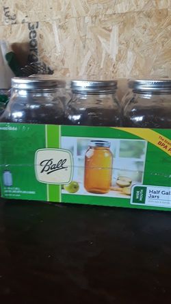 Empty half jars for sale