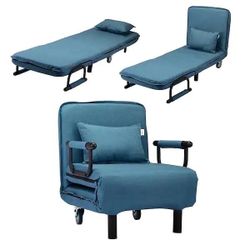 New Convertible 5 In 1 Pull Out Sleeper Chair
