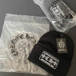 Chrome Heart Beanie Black