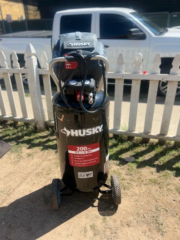 27 Gal. 200 PSI Oil Free Portable Vertical Electric Air Compressor